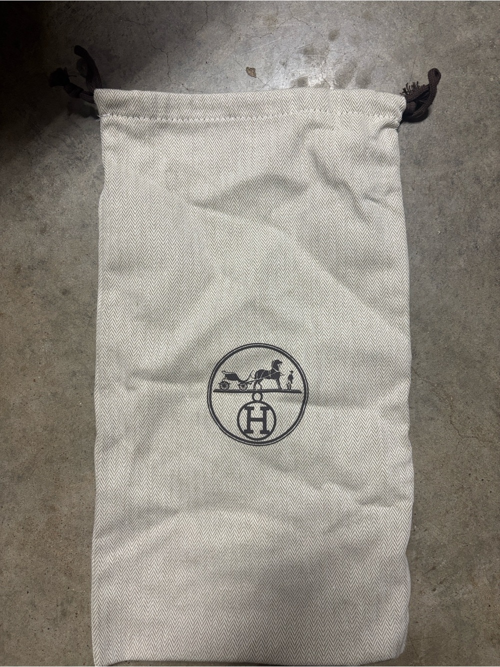 Hermes Drawstring Dustbag- Unverified